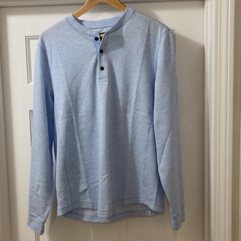 Banana Republic NWT Henley Shirt Long Sleeve Men M